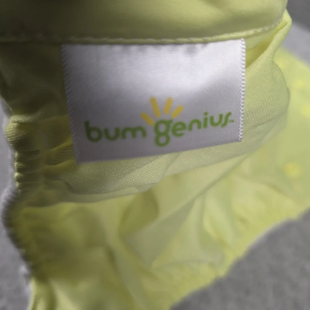 BumGenius Buttons Reusable Cloth Diapers Lot 4 OSFM Newborn‎ USA Multicolor